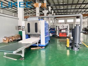 LKWP980 Pop Up Wax Paper Folding Machine V Fold Cross Folding Continuous