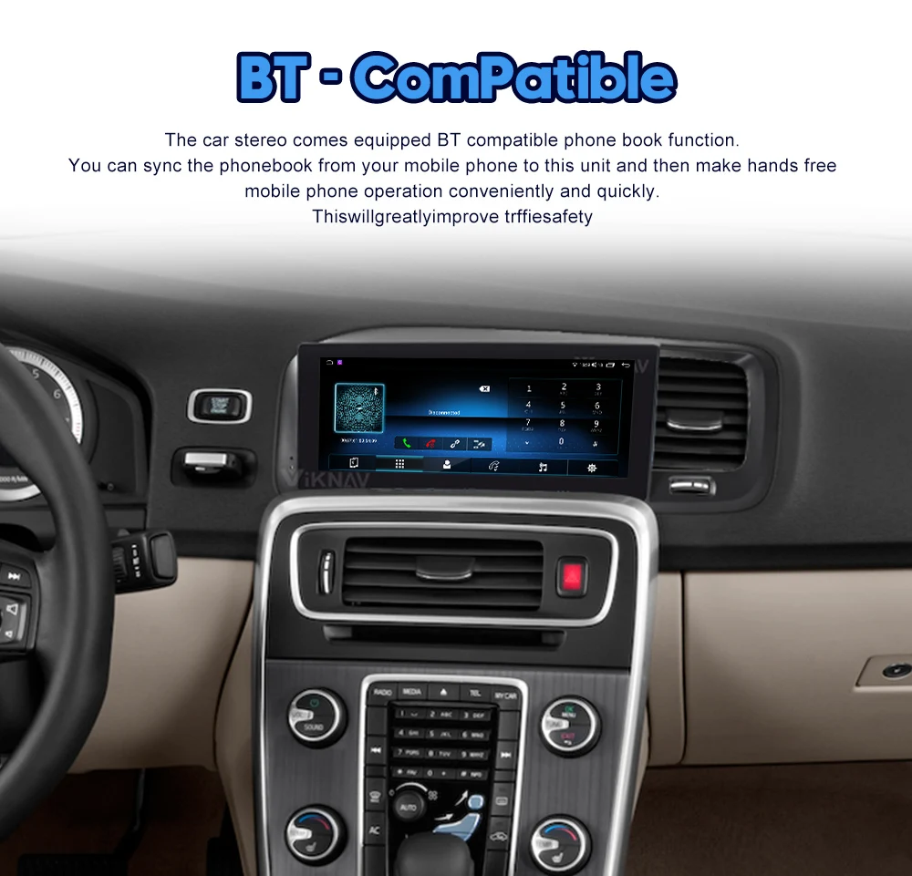 2011-2014 Volvo S60 Сенсорный экран Автомобильный стерео Радио Tesla Style Android Мультимедийный проигрыватель