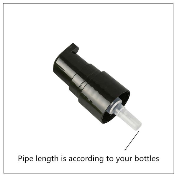 Plastic Black Perfume Pump Sprayer Small Size Lightweight With Smooth Suface