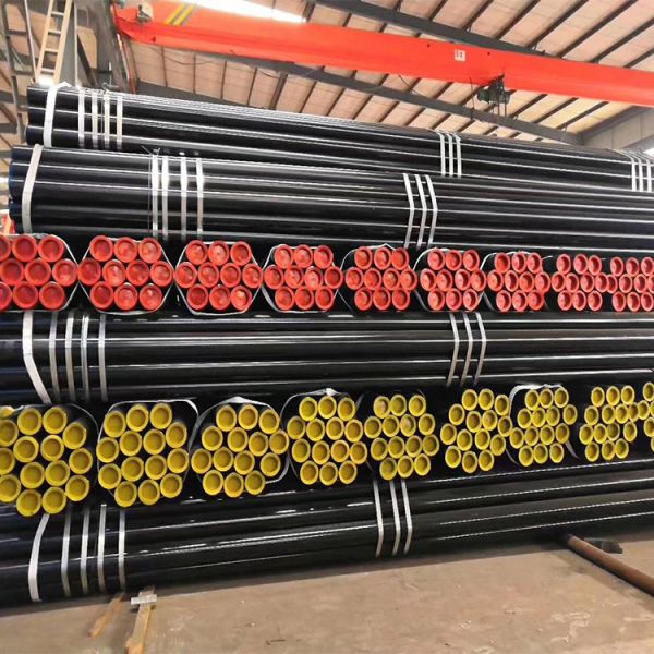 Api5l Astm A333 Gr. 6 Round Seamless Steel Pipe Black Painted