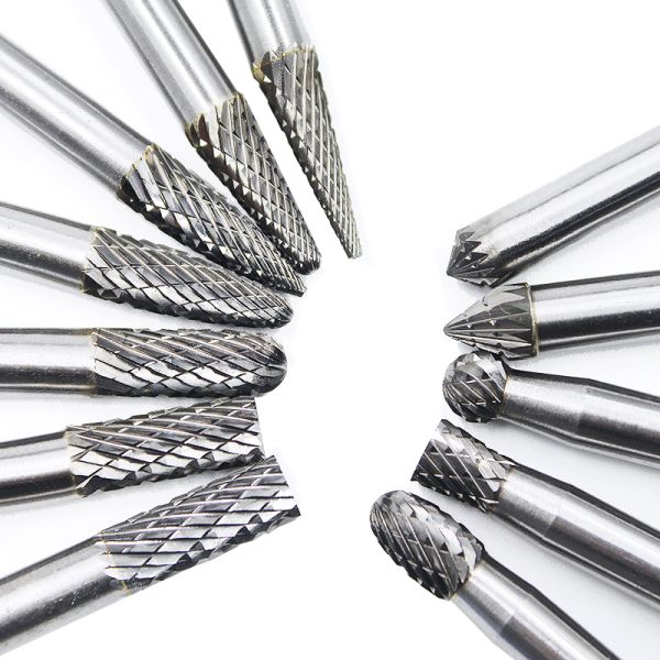 Taper Shape With Radius Tungsten Carbide Rotatory Double Cut for Tools Burr Plastic Generic Carbide Burr