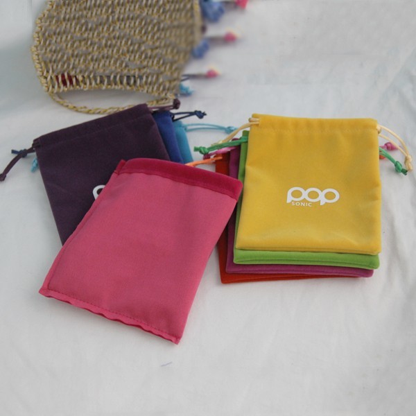 Яблоко пакуя multi мешок Drawstring таможни цветов 8.5x9.5cm с круглым дном