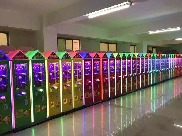Customized win every time vending adjustable DIY football coin bill cheap stuffed toy doll claw game machine