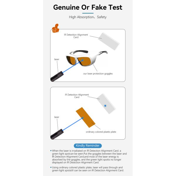 Laser protective glasses certified LASER SAFETI GLASSES laser protection OD6 LASER 532 266nm 488nm 200-460nm Blue Laser protective glasses for laser professional laser glasses Laser glasses protection