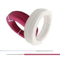 A prata 20AWG chapeou a resistência de alta temperatura de cobre PFA isolou o fio