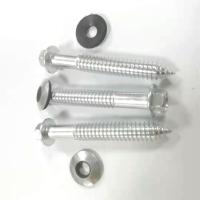 O parafuso de batida Ss 304 do auto, batida de aço inoxidável do auto da cabeça da flange parafusa telhar os parafusos com a arruela