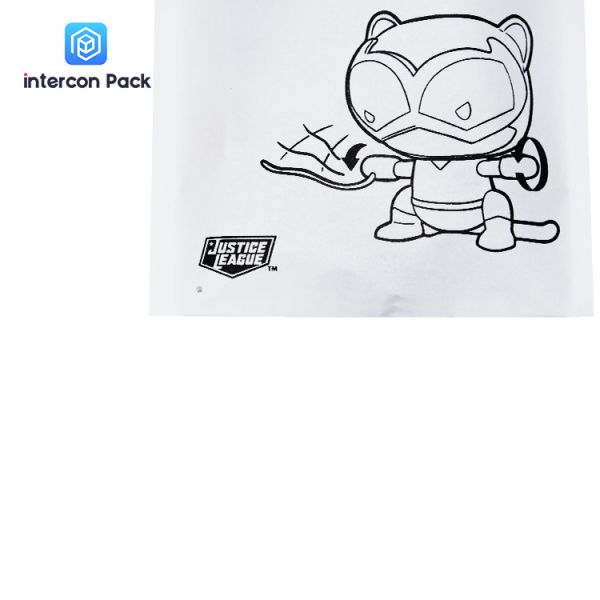 White Kraft Paper Heat Seal Bags Polyester Film Opaque For Electronic Products