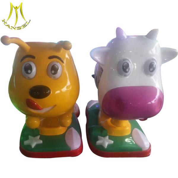 Hansel factory price fiberglass coin operated tree bird kiddie ride from China