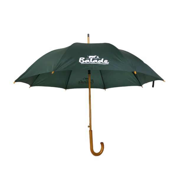 Логотип деревянного вала изготовленный на заказ печатая ручку кривой прямых зонтиков ручки деревянную