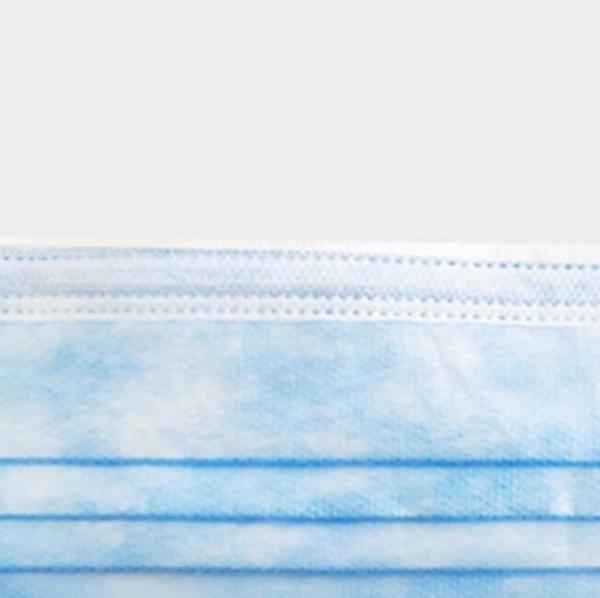 CE FDA Approved Printed Surgical Face Masks , Sanitary Face Mask Odourless