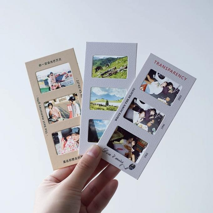 Film Strip Photo Cards With Hollow-Out Windows For Personalized Keepsake Gifts