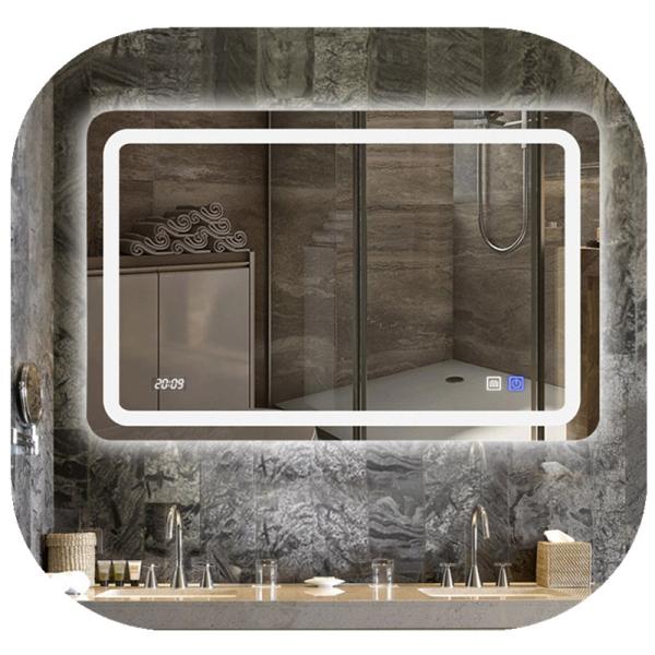 Sheraton Hotel Silver Bathroom Vanity Wall Mirrors Customized 4mm 5mm 6mm