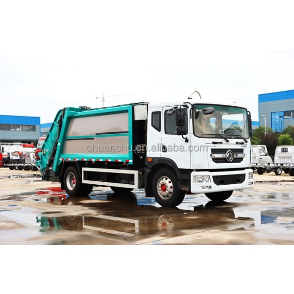 12 Square Sanitation Garbage Compression Truck with Design and Euro 4 Emission Standard