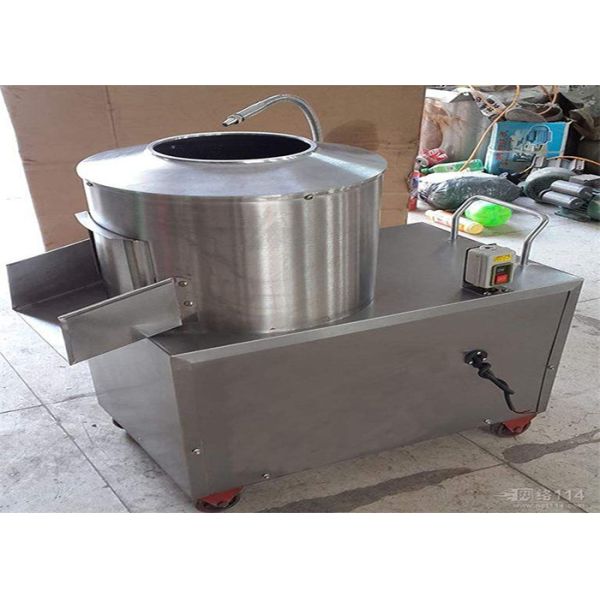 automatic stainless steel ginger/sweet potato skin removing peeling machine