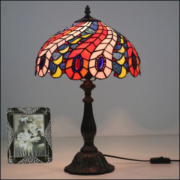 Table Lamp E27 European Retro Creative Bedside Light lamp on the table(WH-TTB-65)