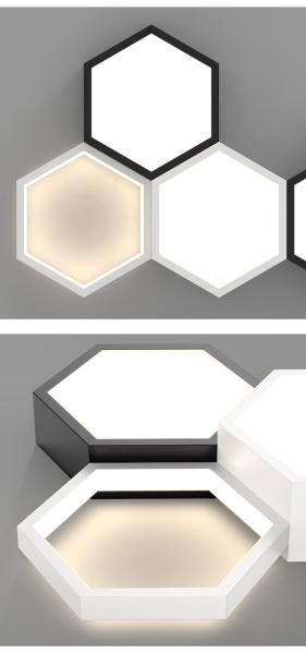 Simple Modern Living Room Lights Minimalist Bedroom Dining Room honeycomb LED Ceiling Lights(WH-MA-211)
