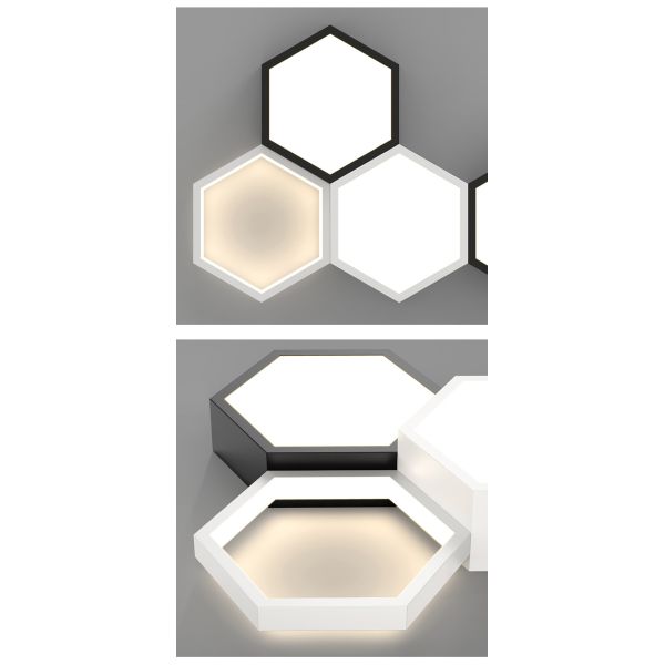Simple Modern Living Room Lights Minimalist Bedroom Dining Room honeycomb LED Ceiling Lights(WH-MA-211)