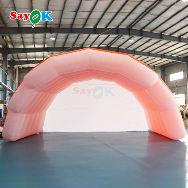 Weather-resistant Inflatable Stage Cover White Air Tent for Outdoor Concerts and Shows