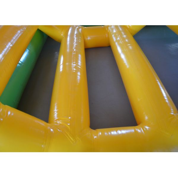0.9mm PVC tarpaulin Inflatable Rolling Ball Water Wheel Roller With 6 Years Warranty