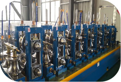 Square Metal Pipe Making Machine Aluminium Alloy Steel 450mm-550mm