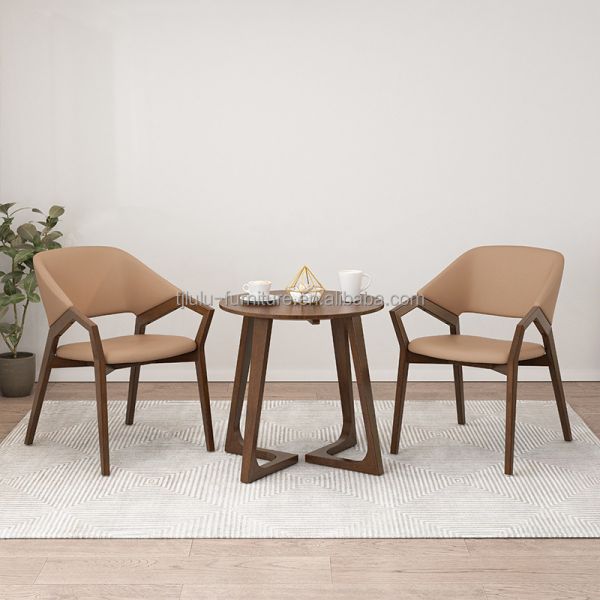 Modern Dining Room Chair Nordic Style Solid Wooden Chairs for Restaurant W58*D61*H80CM Mail Packing Y