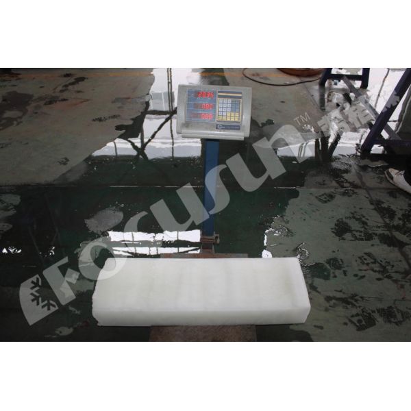 Milky White 27 Tons Direct Refrigeration Block Ice Maker with Video Outgoing-Inspection