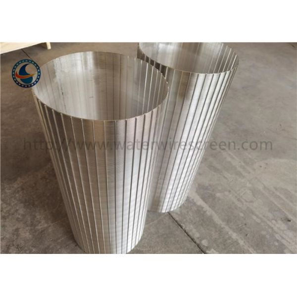 Johnson 0.5mm Slot Vee Wire Screen Drum Stainless Steel 316l