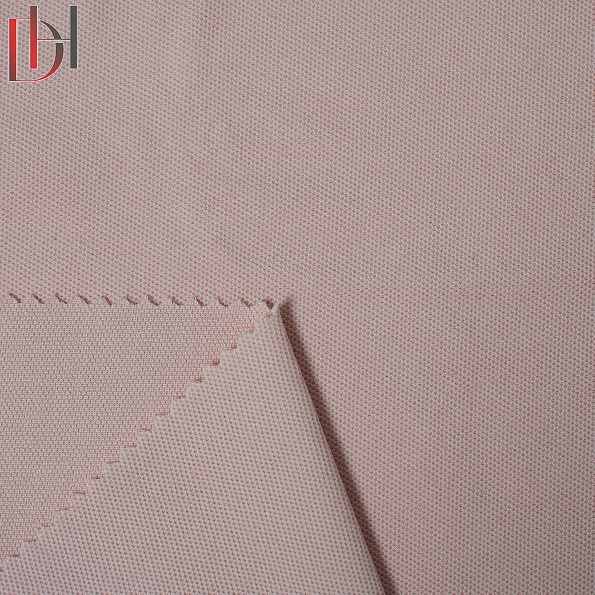 Wholesale Breathable Double Pique Fabric 63% Cotton 37% Polyester 210gsm For Garment Factories