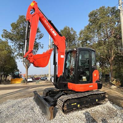 6Ton EPA Used Kubota Secondhand Kx165 5 Used Excavator Hydraulic Backhoe Digging