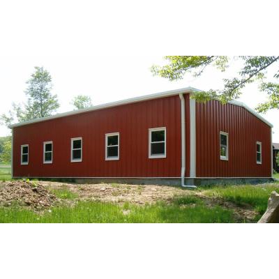 Industrial Design Wide Span Steel Structure Car Garage Metal Prefabricated Warehouse