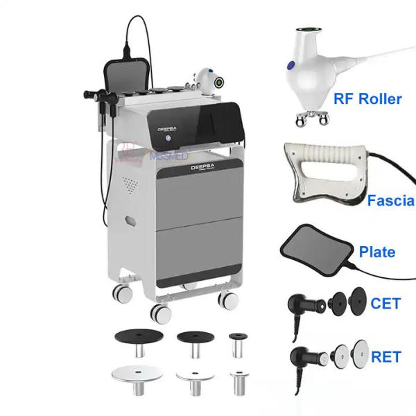 300W Tecar Therapy Machine Ret Cet Diatermie Facial Y Machine corporelle 448khz Radiofrequence