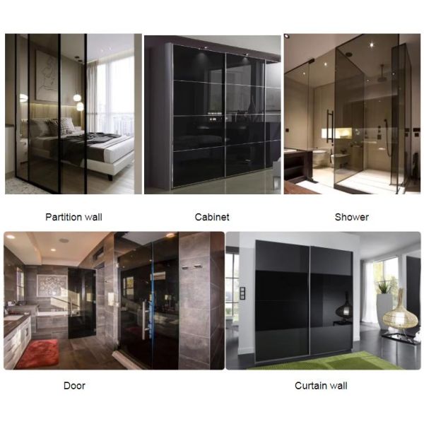 Elegant 3-10mm Tinted Glass For Office Buildings