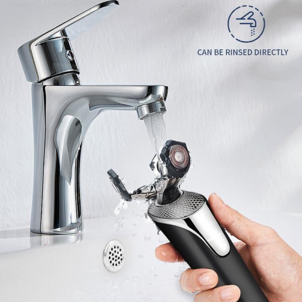 Cordless Electric Razor For Men Shaving IPX7 Waterproof Wet Dry 4 In 1 Shavers Beard Nose 4D Trimmer
