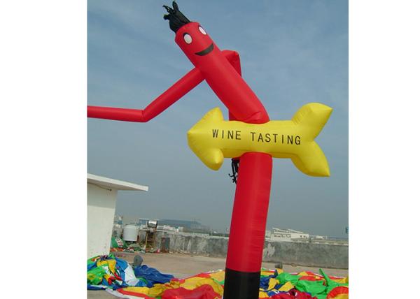 Funny / Popular Oxford Cloth Inflatable Advertising Products Signal Leg Air Dancer For Promotion