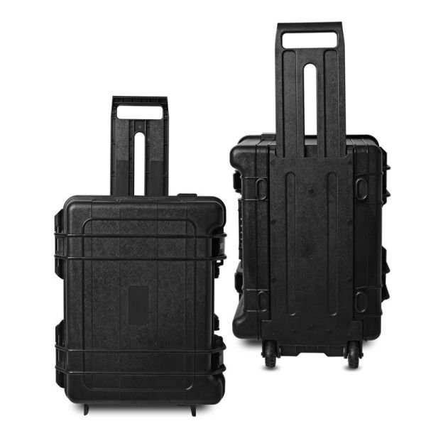 Boîte à outils à tige de traction en ABS étanche IP67 avec éponge haute densité et EVA pour la protection d'équipements multifonctionnels