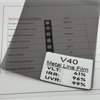 NASIDO V40 2HD VLT40% Car Solar Window Film Black UV Blocking Metalized Film