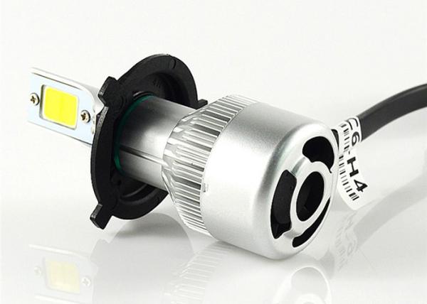 USA Bridgelux Chip COB LED Headlamps For Cars , High Power LED Headlight Bulb H4