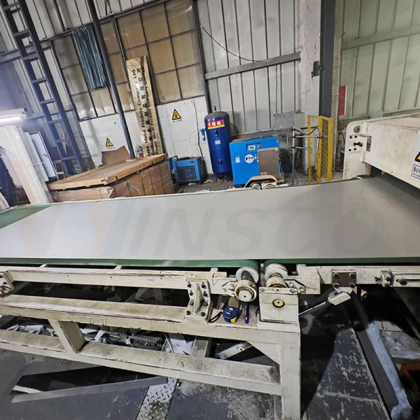WinscoMetal 1500mmx3000mm Folha de metal SUS201 1,0mm Espessura de aço inoxidável Placa de moinho Superfície laminada a frio