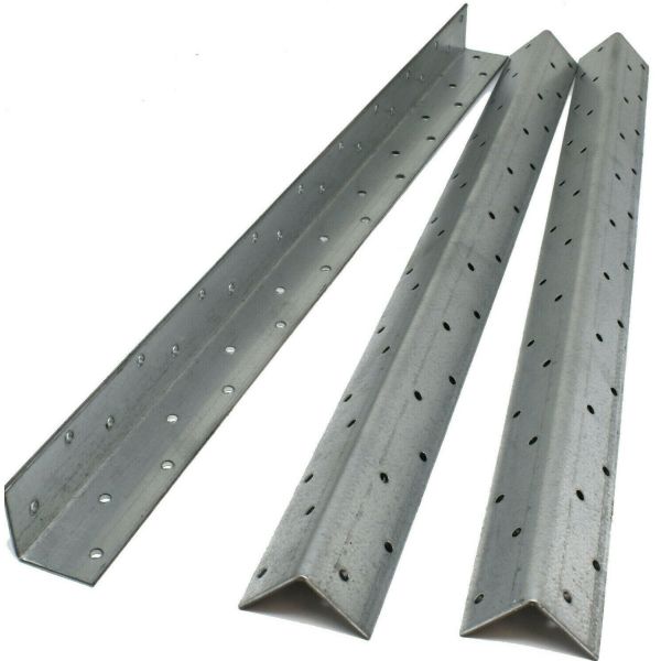 Galvanised Angle Brace Used To Brace Timber Framed Walls In Residential Construction