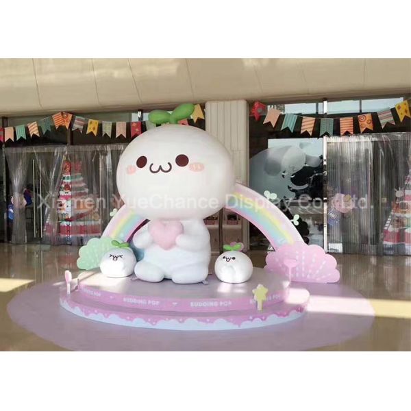 Style moderne de statues grandeur nature de grande taille d'intérieur de fibre