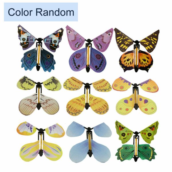 PVC Magic Flying Butterfly Greeting Card Exclusive 0.64 Ounces 4.5*3.9 Inch