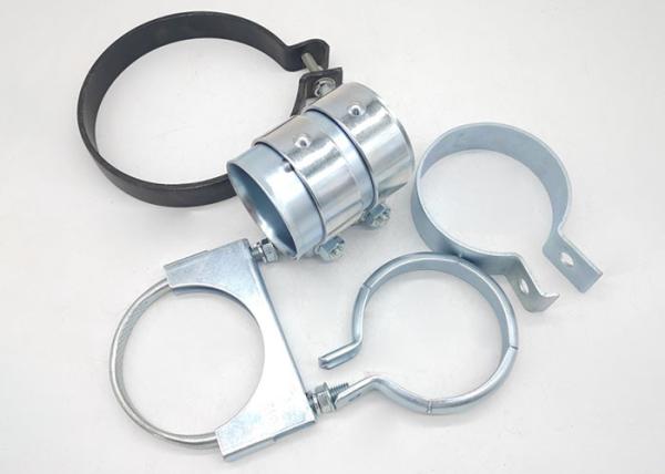 Braçadeiras automotivos de aço inoxidável da exaustão SS304 do chapeamento de Chrome
