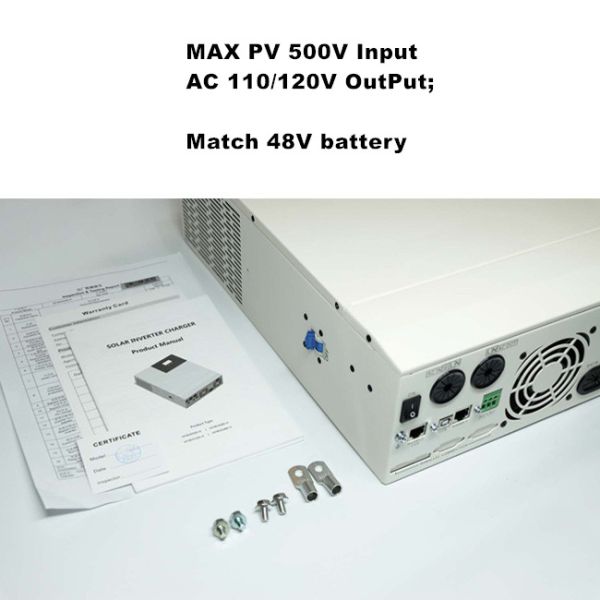AC 110/120V вывел наружу батарея 48V с инвертора решетки для домашнего накопления энергии