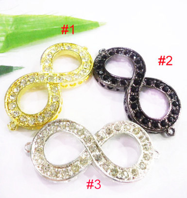 Красочное Кристл 8 заключений 25 * 55мм ювелирных изделий шармов Хандмаде