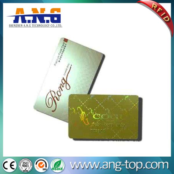 Laser Film Holographic Business Cards / CMYK Print Barcode Membership Cards