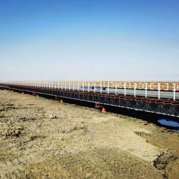Bailey Steel Truss  Bridge Temporary Or Permanent Bridge
