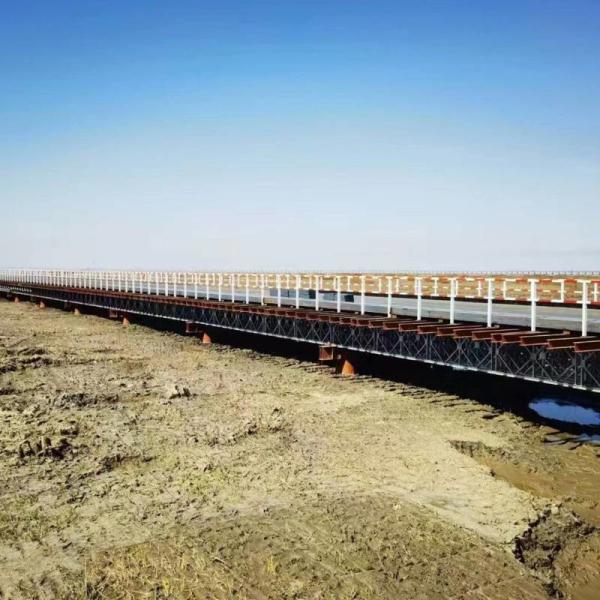 Bailey Steel Truss Military Bridge Temporary Or Permanent Bridge