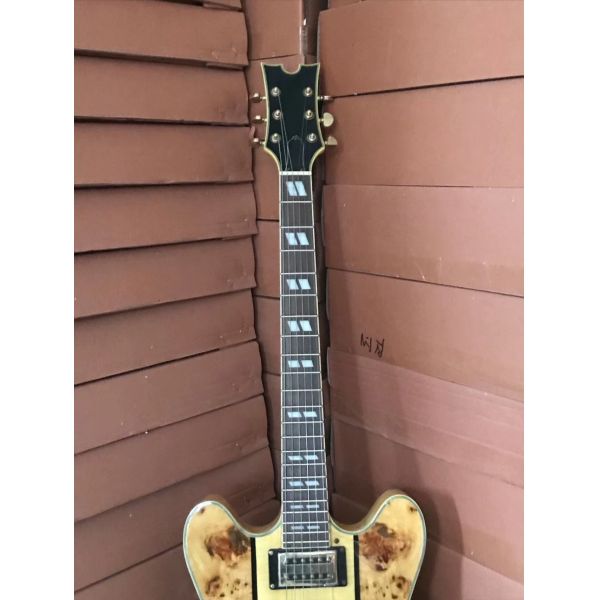 New High quality Archtop guitar jazz electric guitar bigsbys tremolo hollow body guitar