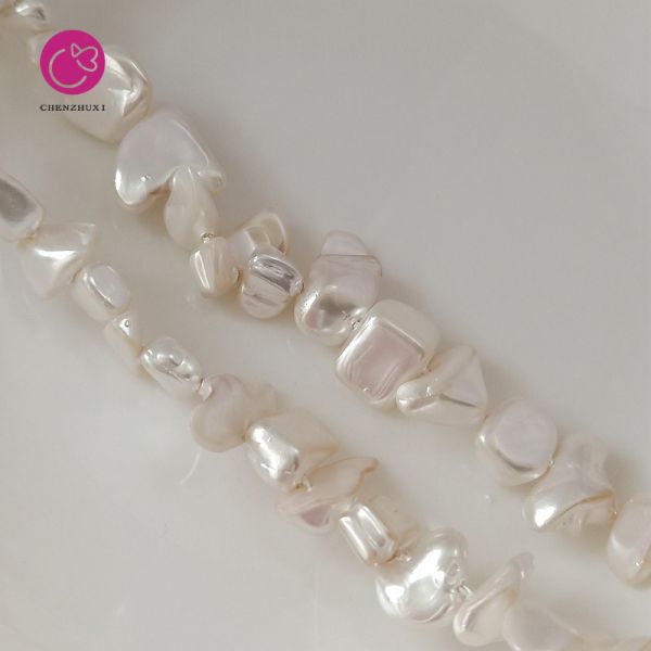 Freshwater Natural Baroque Fishtail Water Drop Pearl Shape 12-14mm Irregular Pearls for Jewelry Making Loose Beads Wholesale