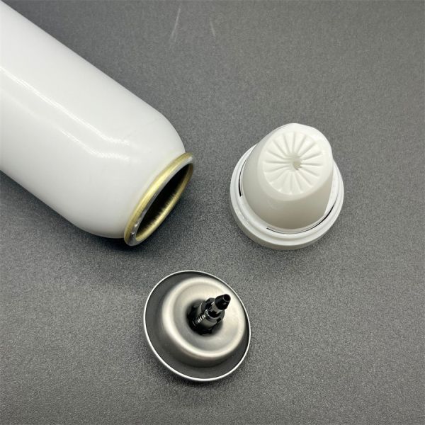 Travel-Friendly Mini Aerosol Hair Mousse Dispenser for On-The-Go Styling with Secure Leak-Proof Cap 